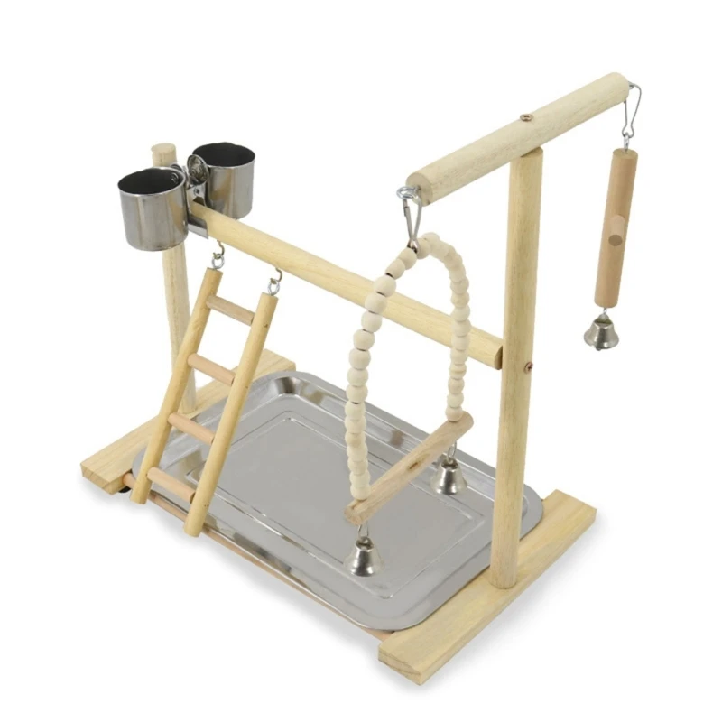 Bird Perch Parrots Stand with Ladder Wood Swing Chew Toy Cockatiel Playstand Toy Drop shipping
Bird Perch Parrots Stand with Ladder Wood Swing Chew Toy Cockatiel Playstand Toy Drop shipping