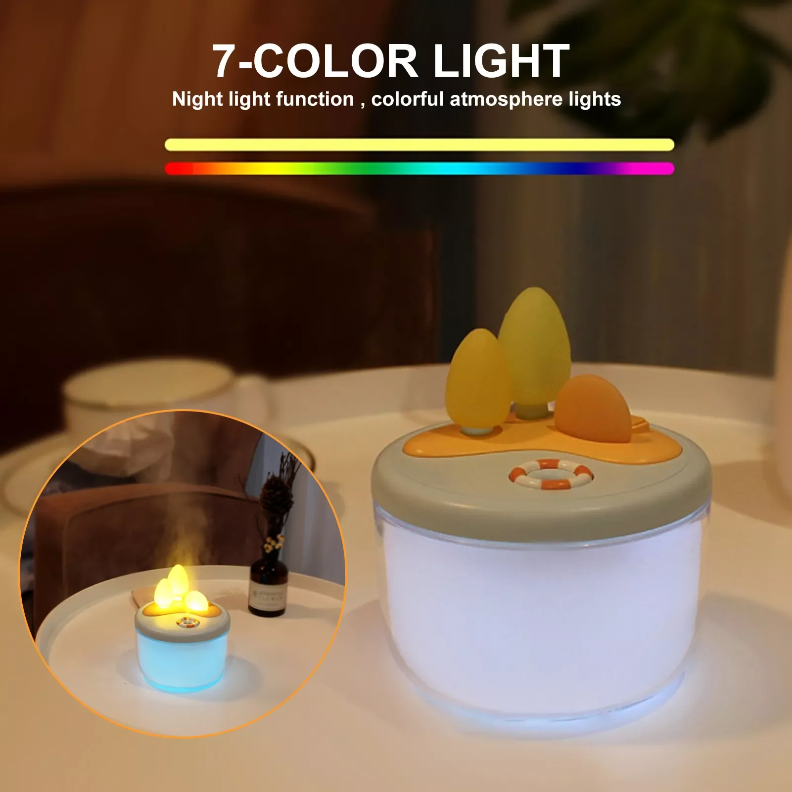 350ML Portable Mini Humidifier Quiet Desktop Air Purifier with LED Night Light USB Cool Mist Humidifier for Home Office Travel
350ML Portable Mini Humidifier Quiet Desktop Air Purifier with LED Night Light USB Cool Mist Humidifier for Home Office Travel