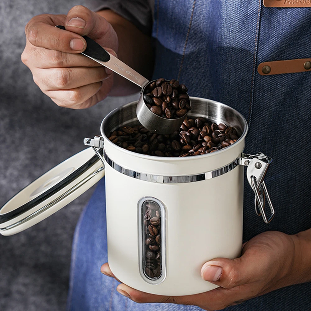 Storage Bottles Jars 0.8L 1.5L 1.8L Coffee Bean Storage Container Airtight Boxes For Tea Cereal Home Food Storage Containers
Storage Bottles Jars 0.8L 1.5L 1.8L Coffee Bean Storage Container Airtight Boxes For Tea Cereal Home Food Storage Containers