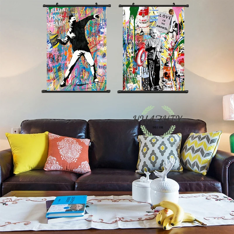 Modern Street Art Graffiti Canvas Painting Framed Printable Art Prints and Posters on Canvas for Home Decoration Painting Poster
Modern Street Art Graffiti Canvas Painting Framed Printable Art Prints and Posters on Canvas for Home Decoration Painting Poster
