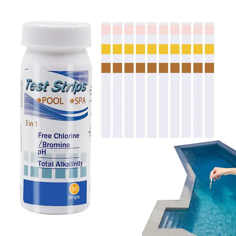 Water Quality Test Kit Pool Water Testing Paper Multi-Functional Testing Strips For Water Hot Tub Swimming Pool And Spa
Water Quality Test Kit Pool Water Testing Paper Multi-Functional Testing Strips For Water Hot Tub Swimming Pool And Spa