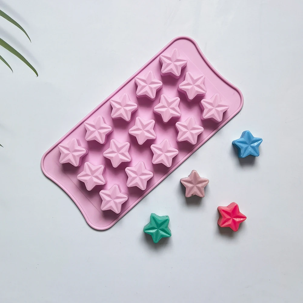 15 Holes Star Shape Silicone Chocolate Mold DIY Homemade Jelly Pudding Candy Mold Cake Decoration Baking Mould Ice Cube Making
15 Holes Star Shape Silicone Chocolate Mold DIY Homemade Jelly Pudding Candy Mold Cake Decoration Baking Mould Ice Cube Making