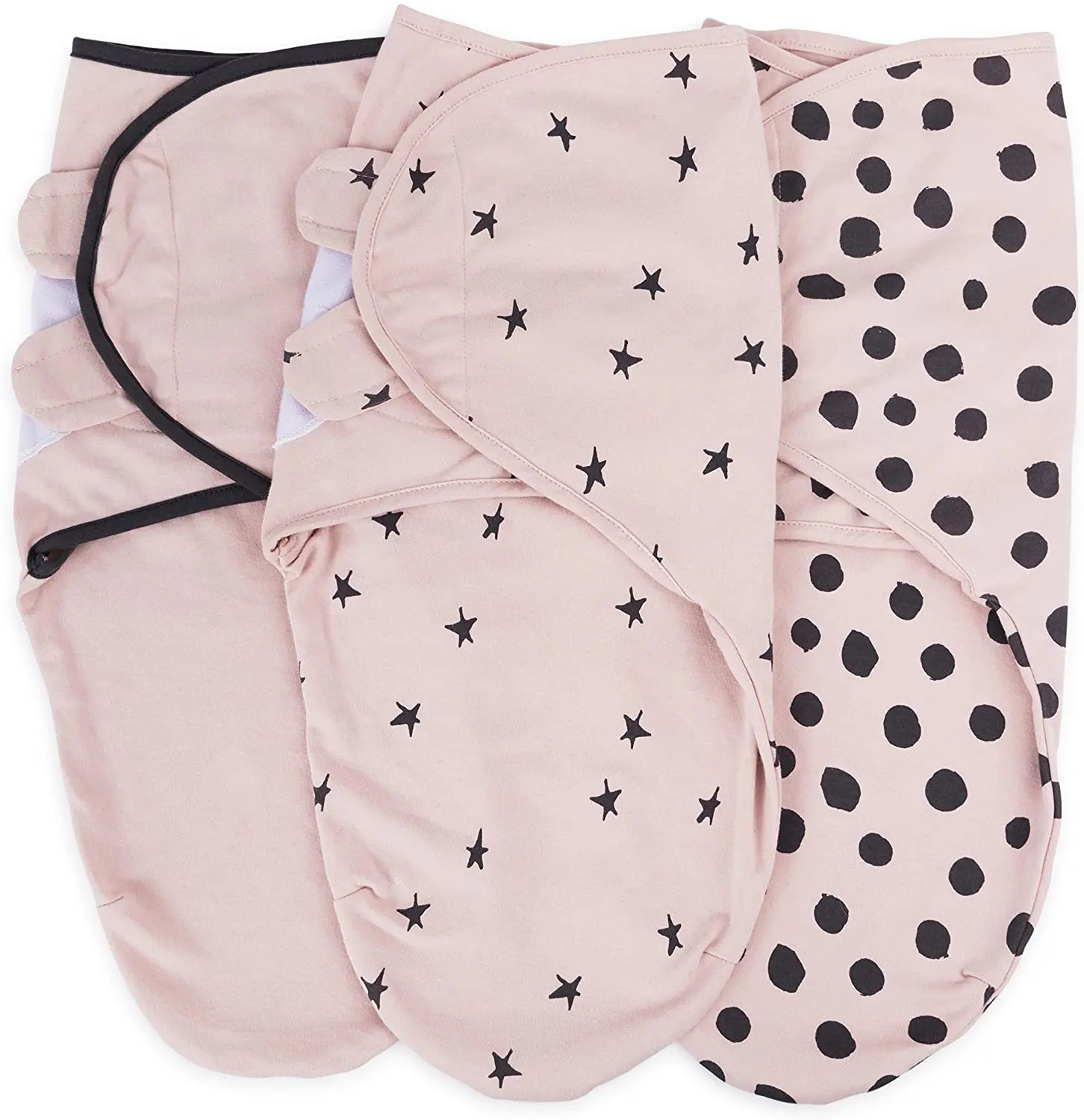 Adjustable Swaddle Blanket Infant Baby Wrap Set 3 Pack, for Baby Girl by Elys Co Blush Pink 3 Months
Adjustable Swaddle Blanket Infant Baby Wrap Set 3 Pack, for Baby Girl by Elys Co Blush Pink 3 Months
