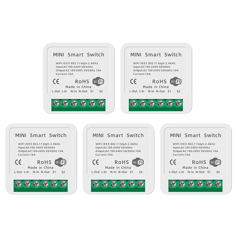 16A 2-Way Tuya Smart Mini Wifi Light Switch Timing Remote Voice Group Control For Smart Life Alexa Alice Google Home
16A 2-Way Tuya Smart Mini Wifi Light Switch Timing Remote Voice Group Control For Smart Life Alexa Alice Google Home