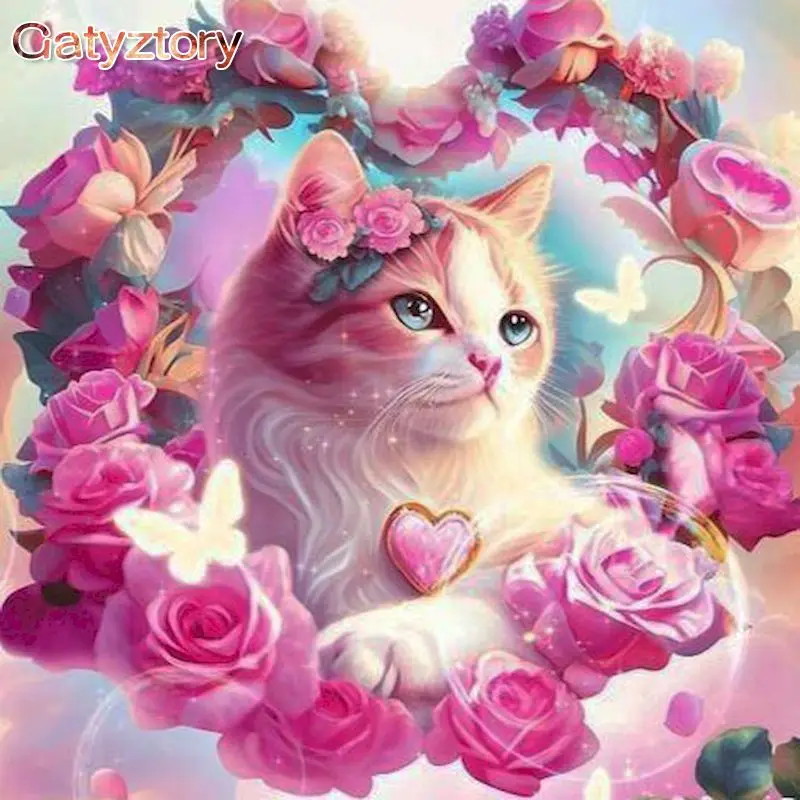 GATYZTORY 40x50cm Painting By Numbers Pink Cat Coloring On Numbers For Adults Kids Diy Gift Paint Kit For Handiwork Easy For Beg
GATYZTORY 40x50cm Painting By Numbers Pink Cat Coloring On Numbers For Adults Kids Diy Gift Paint Kit For Handiwork Easy For Beg