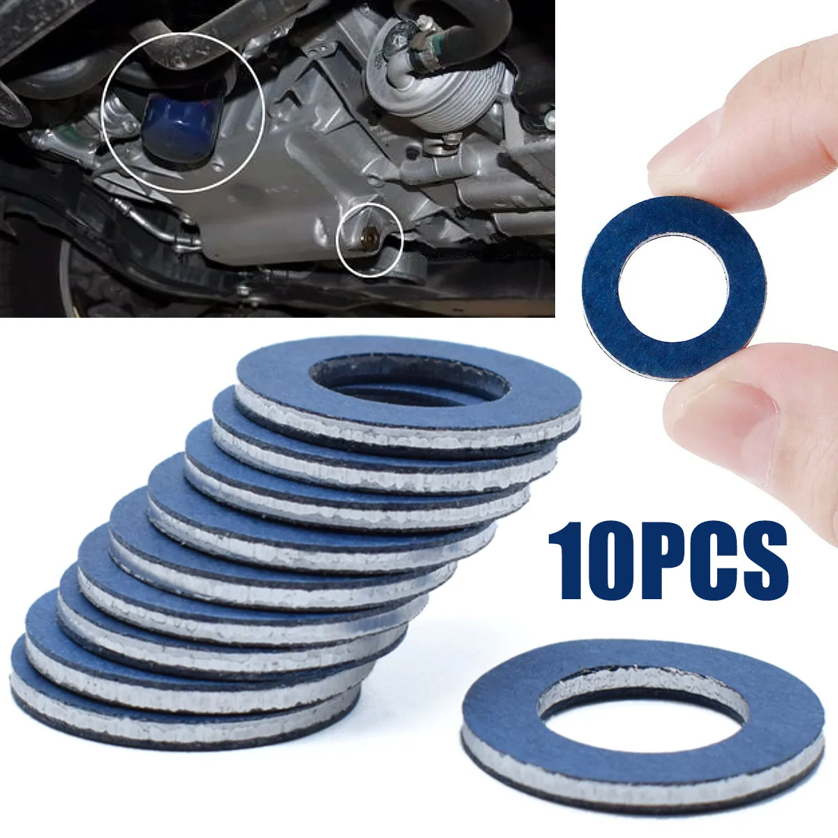 10pcs Oil Drain Gasket for Toyota Lexus Washers Seals Rings Replacement Oil Drain Crush Gasket Seal Hardware Gasket Assortment
10pcs Oil Drain Gasket for Toyota Lexus Washers Seals Rings Replacement Oil Drain Crush Gasket Seal Hardware Gasket Assortment