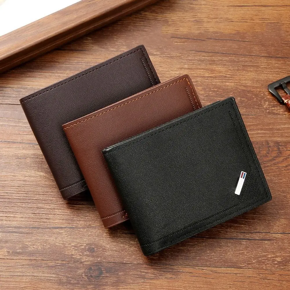 Men's Short Wallet Youth Fashion Thin Multi Card Large Capacity Business Soft PU Leather Bag for Men
Men's Short Wallet Youth Fashion Thin Multi Card Large Capacity Business Soft PU Leather Bag for Men