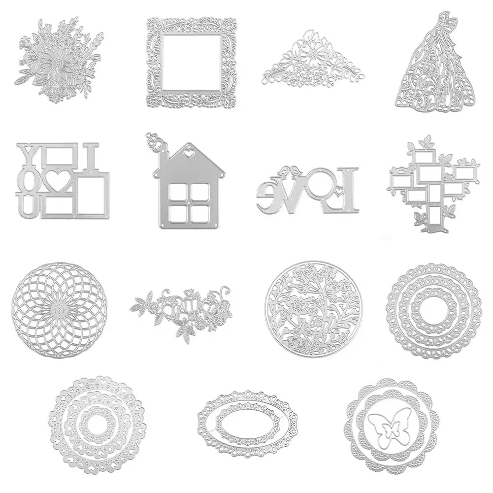 Carbon Steel Fashion Paper-cut Card Valentines Day Theme Greeting Card Creative Cutting Mould Handmade Crad 
Carbon Steel Fashion Paper-cut Card Valentines Day Theme Greeting Card Creative Cutting Mould Handmade Crad