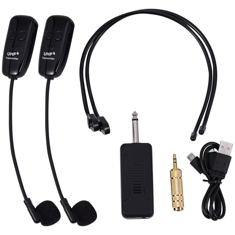 U12F Uhf One For Two Wireless Headset Microphone Amplifier Mixer Suitable For Teaching Guides Meeting Lectures
U12F Uhf One For Two Wireless Headset Microphone Amplifier Mixer Suitable For Teaching Guides Meeting Lectures