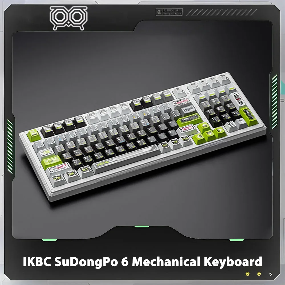 IKBC SuDongPo 6 механическая клавиатура трехрежимная беспроводная RGB-прокладка игровая