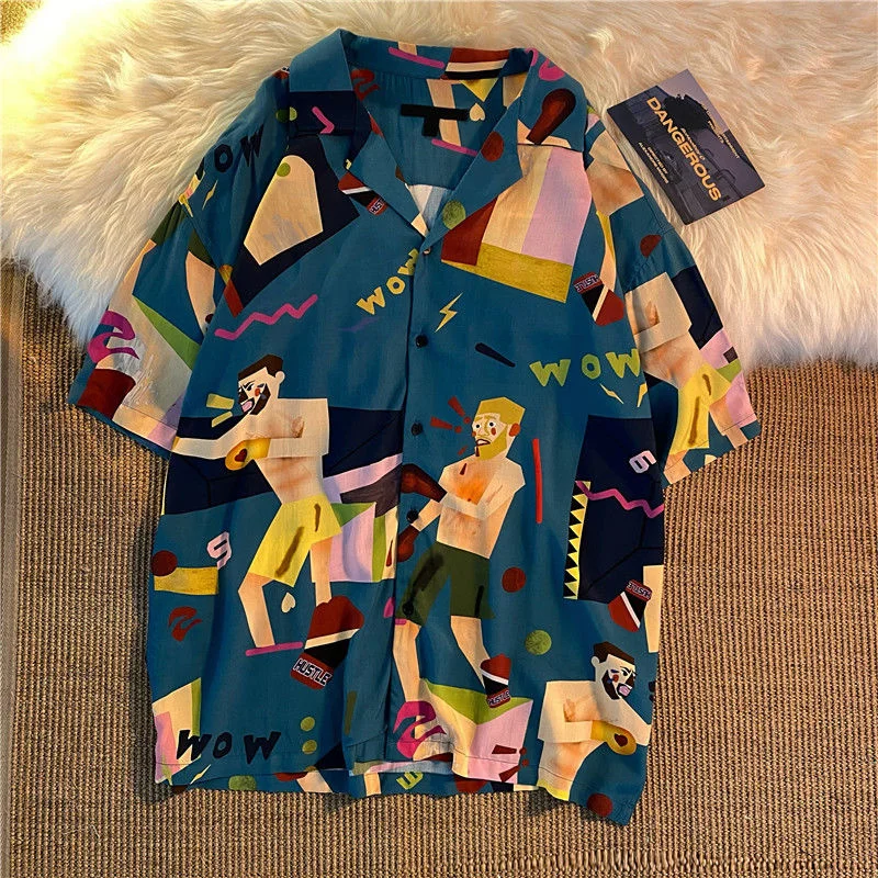 button up shirt women Summer Korean cartoon short sleeved female loose half sleeved student minority retro shirt fashion tops
button up shirt women Summer Korean cartoon short sleeved female loose half sleeved student minority retro shirt fashion tops