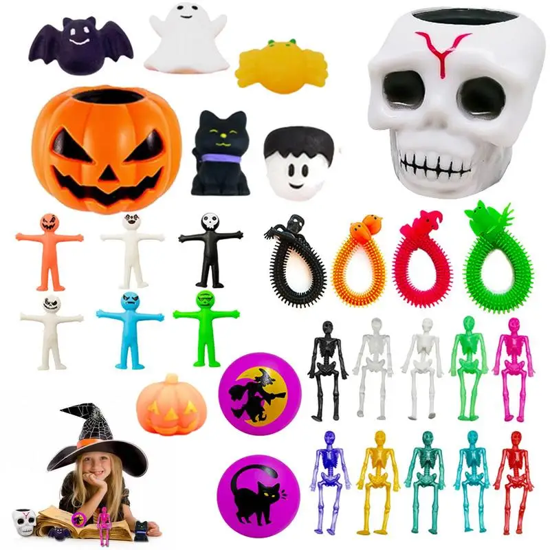 Stretchy Toy Toys Comfort Toy Squeeze Doll Cute 30pcs Unique Stretchy Toy Sensory Toys Halloween Decor For Children Students 
Stretchy Toy Toys Comfort Toy Squeeze Doll Cute 30pcs Unique Stretchy Toy Sensory Toys Halloween Decor For Children Students