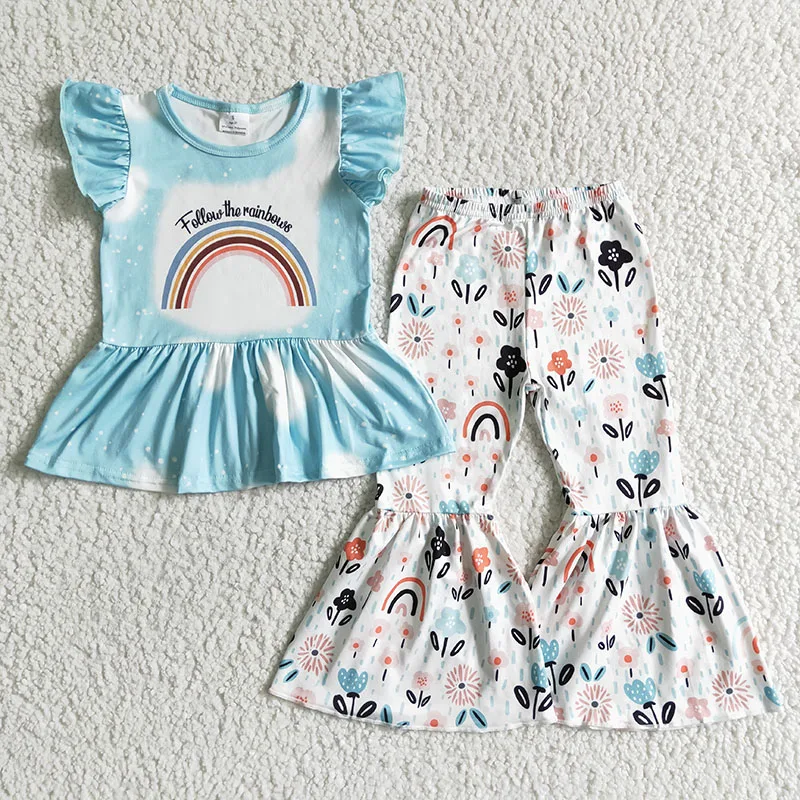 new arrival toddler girl summer clothing set kids tracksuit set girl flutter sleeve top and flower ruffle bell bottom pant
new arrival toddler girl summer clothing set kids tracksuit set girl flutter sleeve top and flower ruffle bell bottom pant