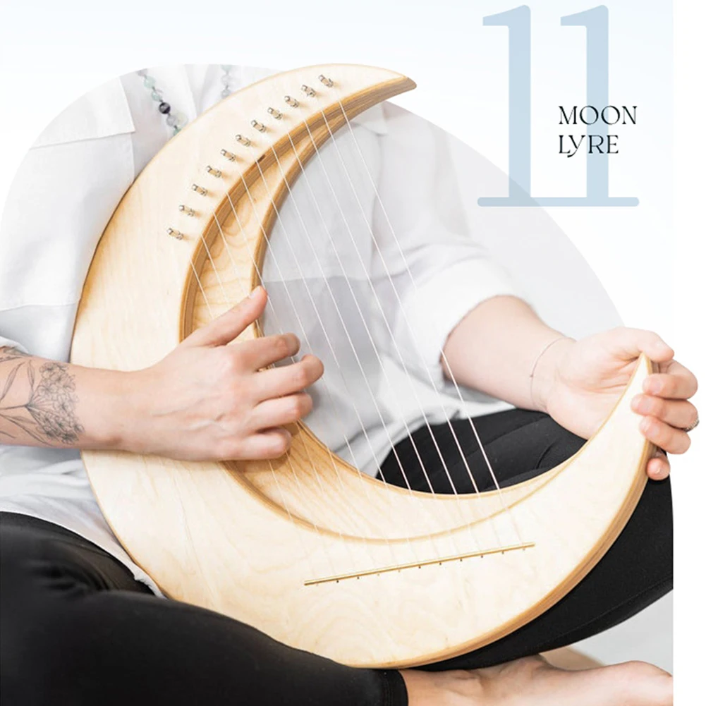 1Pcs 8 11 15 Strings Lyre Harp Moon Shape Piano Musical Instrument Home Decoration Gift For Kid Adult Beginner Professional
1Pcs 8 11 15 Strings Lyre Harp Moon Shape Piano Musical Instrument Home Decoration Gift For Kid Adult Beginner Professional