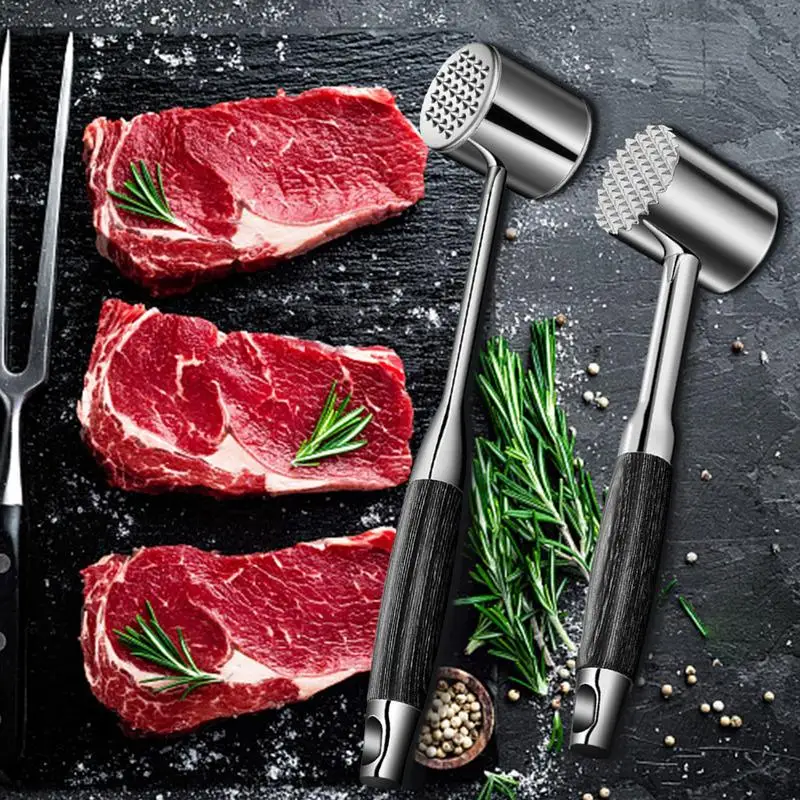 Мясорубка Tenderizer из нержавеющей стали, мясорубка, двухсторонний мясорубка, плоский инструмент, кухонный домашний мясорубка для курицы
Мясорубка Tenderizer из нержавеющей стали, мясорубка, двухсторонний мясорубка, плоский инструмент, кухонный домашний мясорубка для курицы