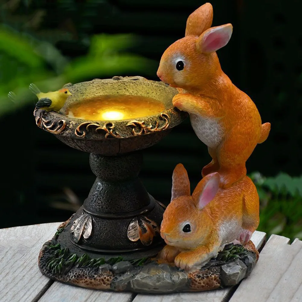 Solar Lamp Rabbit Cats Decoration Tabletop Ornaments LED Lights Rabbit Cats Home Garden Outdoor Waterptoof Resin Crafts Statue
Solar Lamp Rabbit Cats Decoration Tabletop Ornaments LED Lights Rabbit Cats Home Garden Outdoor Waterptoof Resin Crafts Statue