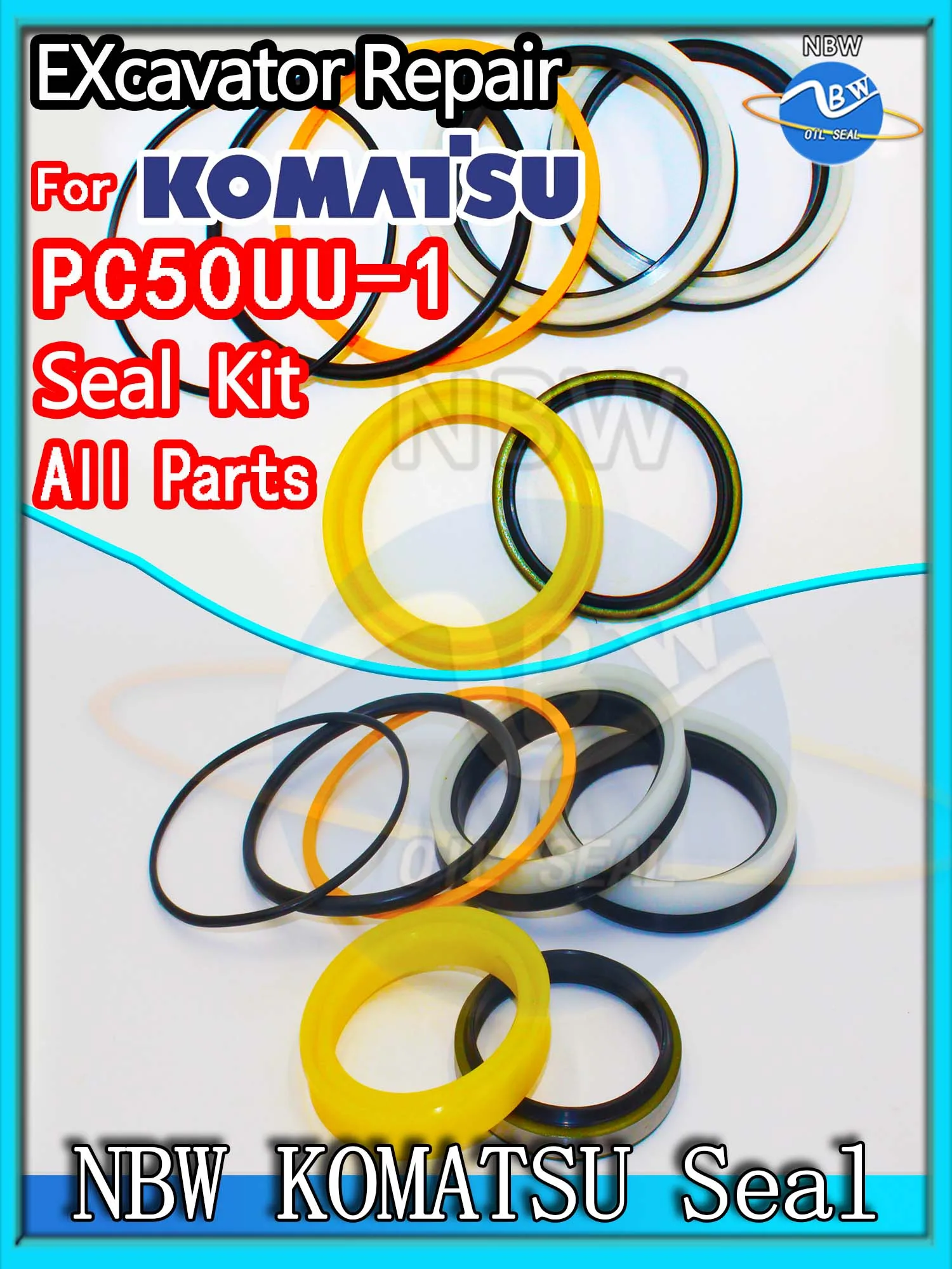 For KOMATSU PC50UU-1 Excavator Oil Seal Kit High Quality Repair PC50UU 1 ARM Bucket Hydraulic Pump Digger Clamshell Shovel Swing
For KOMATSU PC50UU-1 Excavator Oil Seal Kit High Quality Repair PC50UU 1 ARM Bucket Hydraulic Pump Digger Clamshell Shovel Swing