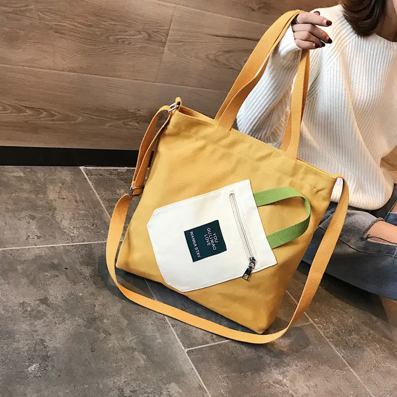 Genuine Canvas Bag Bag Female 2021 New Shoulder Cloth Bag Female Student Korean Messenger Bag Class Bag Large Capacityty handbag
Genuine Canvas Bag Bag Female 2021 New Shoulder Cloth Bag Female Student Korean Messenger Bag Class Bag Large Capacityty handbag