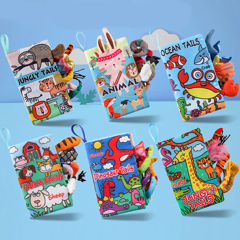 Baby Cloth Book Kids Infant Early Learning Educational Animal Tails Cloth Books Develop Cognize Baby Reading Puzzle Book Toys
Baby Cloth Book Kids Infant Early Learning Educational Animal Tails Cloth Books Develop Cognize Baby Reading Puzzle Book Toys