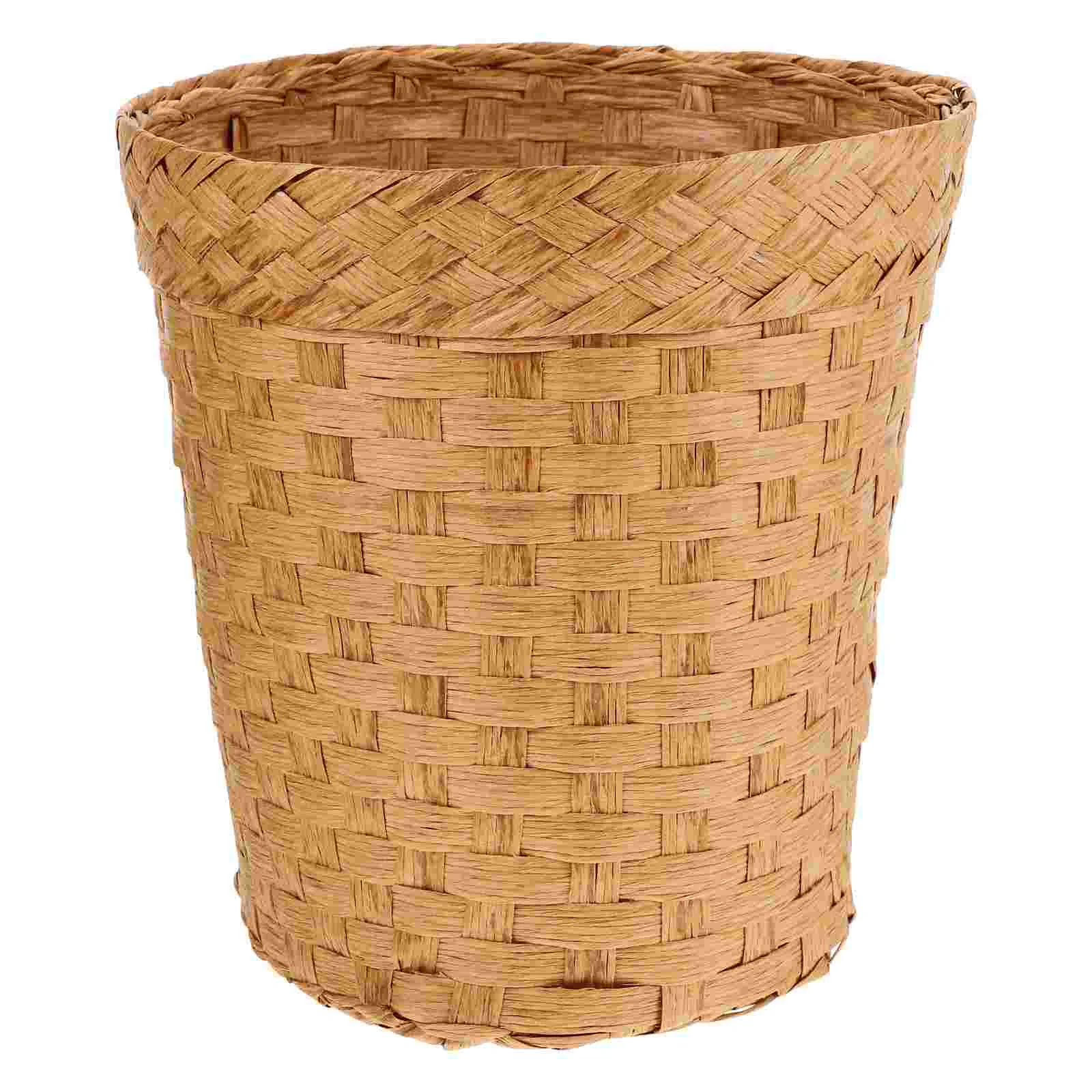 Trash Bin Kitchen Supply Wicker Waste Basket Bathroom Bamboo Woven Storage Sundries
Trash Bin Kitchen Supply Wicker Waste Basket Bathroom Bamboo Woven Storage Sundries