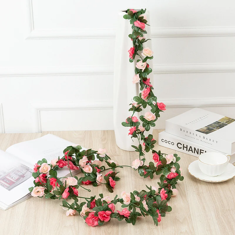 8.3FT Artificial Rose Flowers Garland Vine for Christmas Wedding Arch Decorations Home Living Room Backdrop Greenery Fuax Plants
8.3FT Artificial Rose Flowers Garland Vine for Christmas Wedding Arch Decorations Home Living Room Backdrop Greenery Fuax Plants