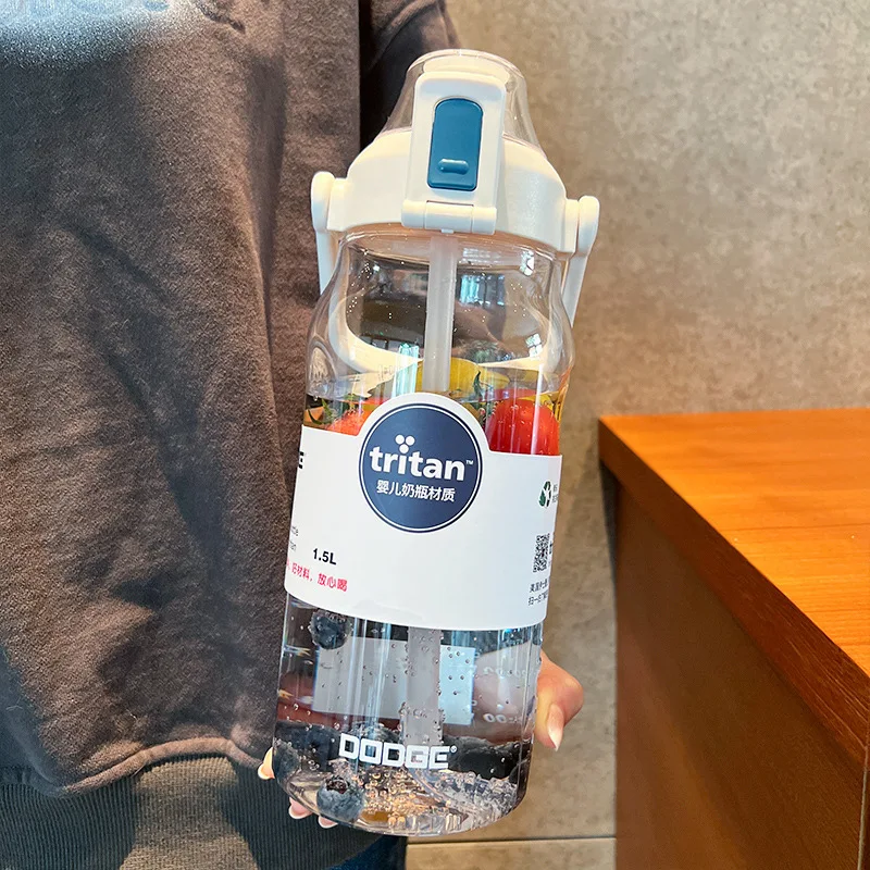 Large Capacity BPA Free Water Bottle Straw Cup Tritan Portable Plastic Water Cups Outdoor Fitness Sports Bottles Kettle 2L
Large Capacity BPA Free Water Bottle Straw Cup Tritan Portable Plastic Water Cups Outdoor Fitness Sports Bottles Kettle 2L