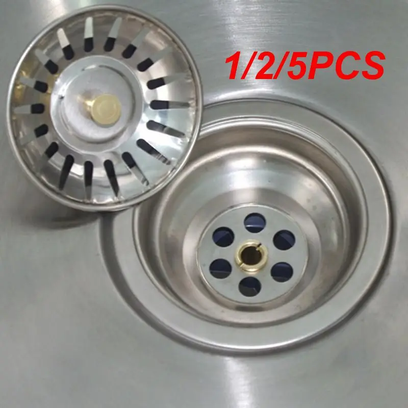 1/2/5PCS Kitchen Accessories Stainless Steel Sink Strainer Wash Basin Bathroom Hair Filter Plug Pool Filter Floor Drain Sink
1/2/5PCS Kitchen Accessories Stainless Steel Sink Strainer Wash Basin Bathroom Hair Filter Plug Pool Filter Floor Drain Sink