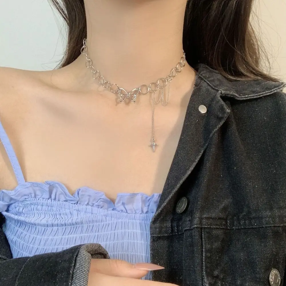Vintage Multilayer Pendant Butterfly Necklace for Women Butterflies Charm Choker Necklaces Fashion Jewelry Gift
Vintage Multilayer Pendant Butterfly Necklace for Women Butterflies Charm Choker Necklaces Fashion Jewelry Gift