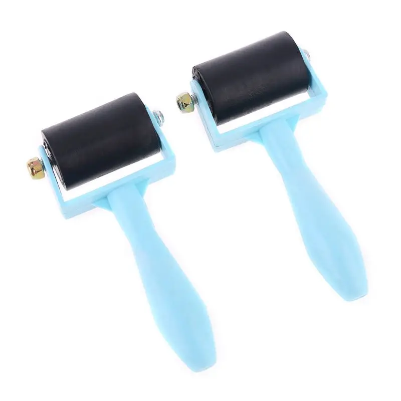 2 Pieces/set Rubber Roller Lightweight Rubber Glue Roller for Anti Skid Tape Construction Tools Printmaking Inking Block
2 Pieces/set Rubber Roller Lightweight Rubber Glue Roller for Anti Skid Tape Construction Tools Printmaking Inking Block