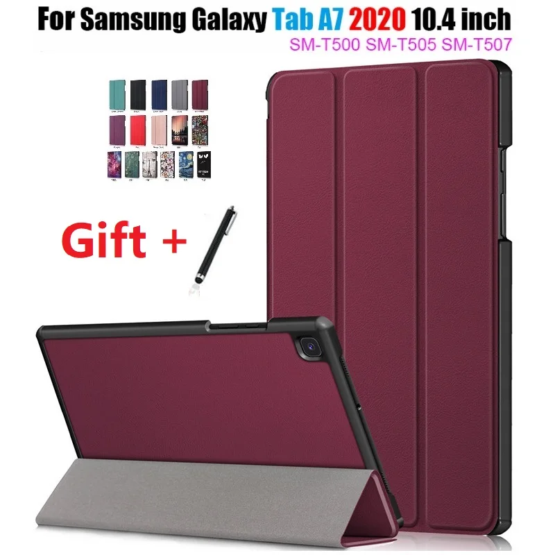 Чехол-книжка с Регулируемый складной чехол-подставка для Samsung Galaxy Tab A7 10,4 ультра тонкий чехол SM-T500/T505/T507 оболочки с + Бесплатный стилус 
Чехол-книжка с Регулируемый складной чехол-подставка для Samsung Galaxy Tab A7 10,4 ультра тонкий чехол SM-T500/T505/T507 оболочки с + Бесплатный стилус