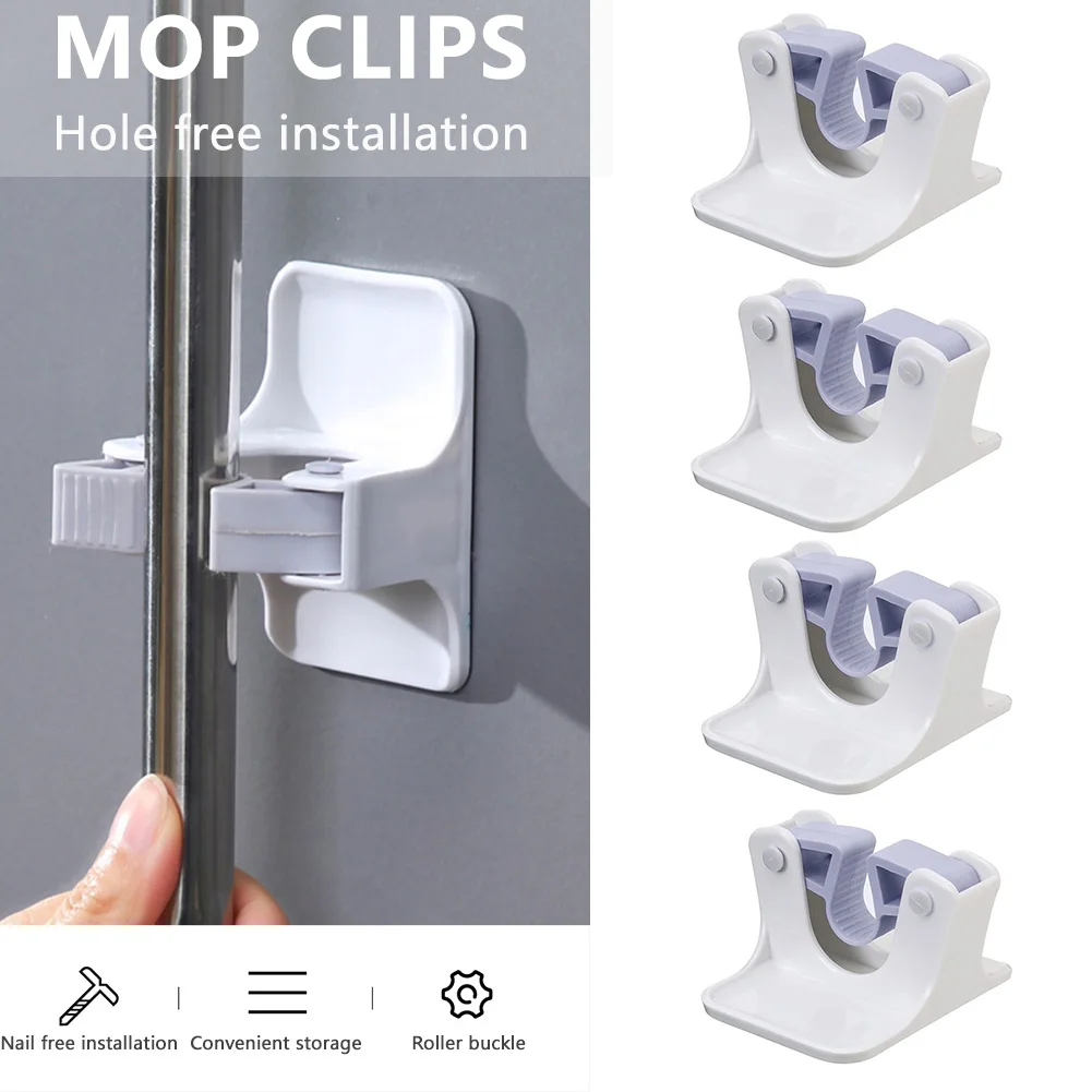 Newly Wall Mounted Broom Holder Self-Adhesive Punch-Free Mop Clamp Hanging Organizer for Home Bathroom Kitchen Broom Gripper
Newly Wall Mounted Broom Holder Self-Adhesive Punch-Free Mop Clamp Hanging Organizer for Home Bathroom Kitchen Broom Gripper