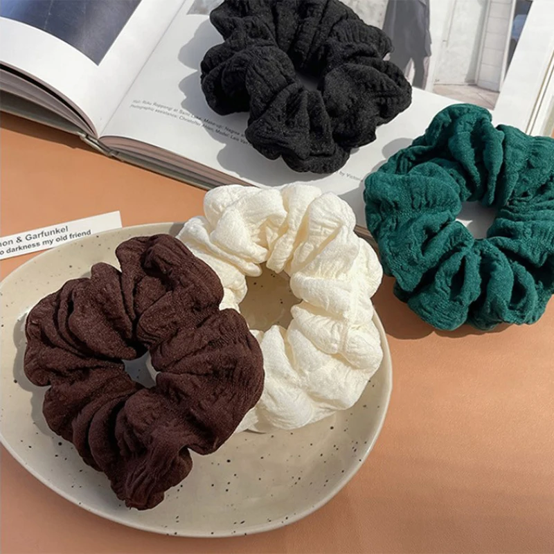 Winter Soft Hair Scrunchies Solid Color Hair Band for Girls Ponytail Holder Rubber Bands Hair Ties Hair Accessories for Women
Winter Soft Hair Scrunchies Solid Color Hair Band for Girls Ponytail Holder Rubber Bands Hair Ties Hair Accessories for Women