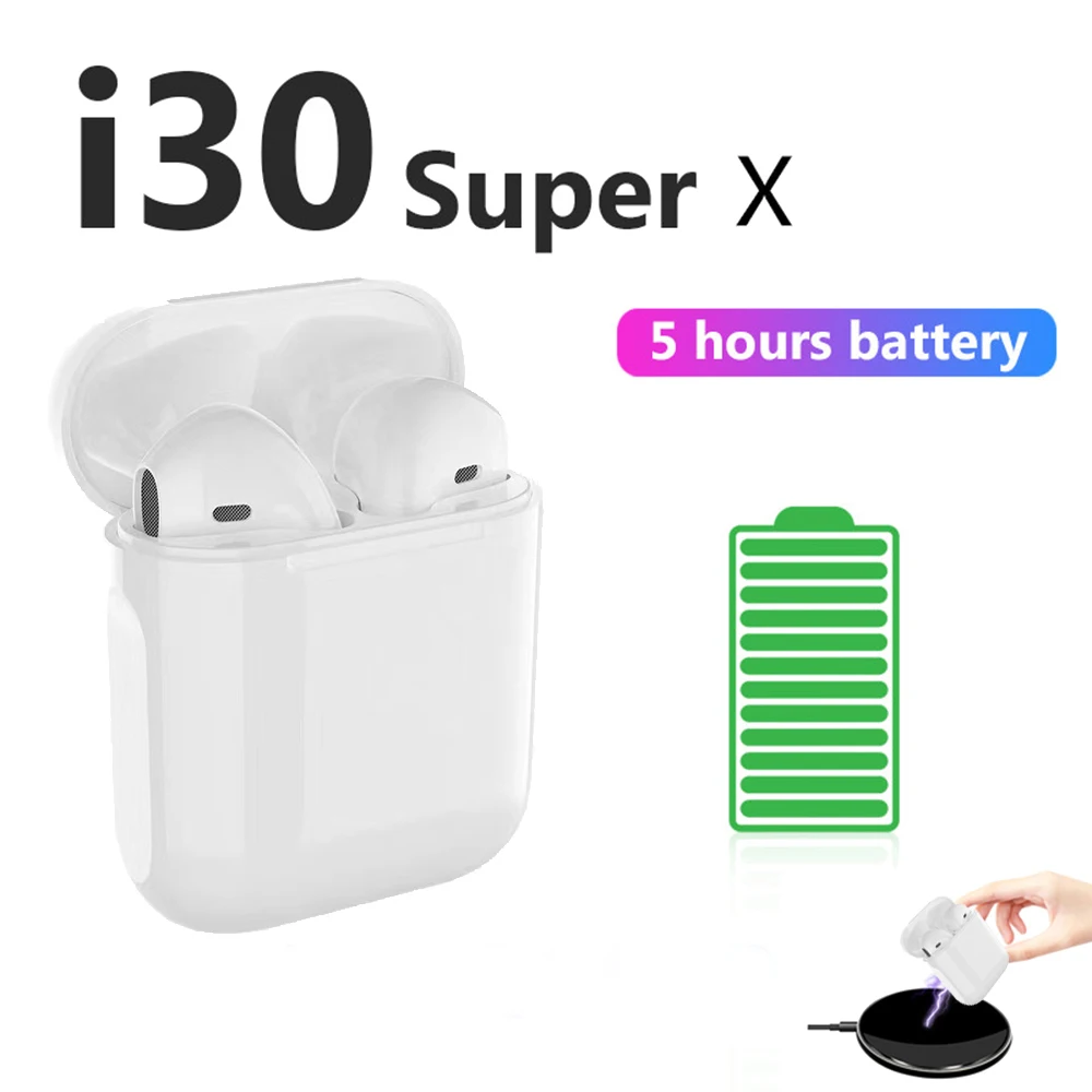 I30 TWS Super X Wireless Blue Tooth Headset 1:1 GPS renamed HD Stereo Headset PC gaming phone Headset headset for smartphones
I30 TWS Super X Wireless Blue Tooth Headset 1:1 GPS renamed HD Stereo Headset PC gaming phone Headset headset for smartphones