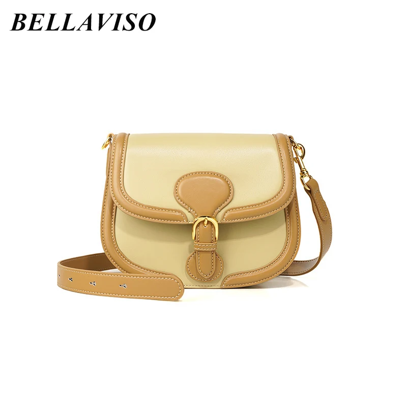 BellaViso Women's Summer Versatile Genuine Leather Armpit Saddle Bags Lady New Textured Cowhide Messenger Shoulder Bag SZLF-085
BellaViso Women's Summer Versatile Genuine Leather Armpit Saddle Bags Lady New Textured Cowhide Messenger Shoulder Bag SZLF-085