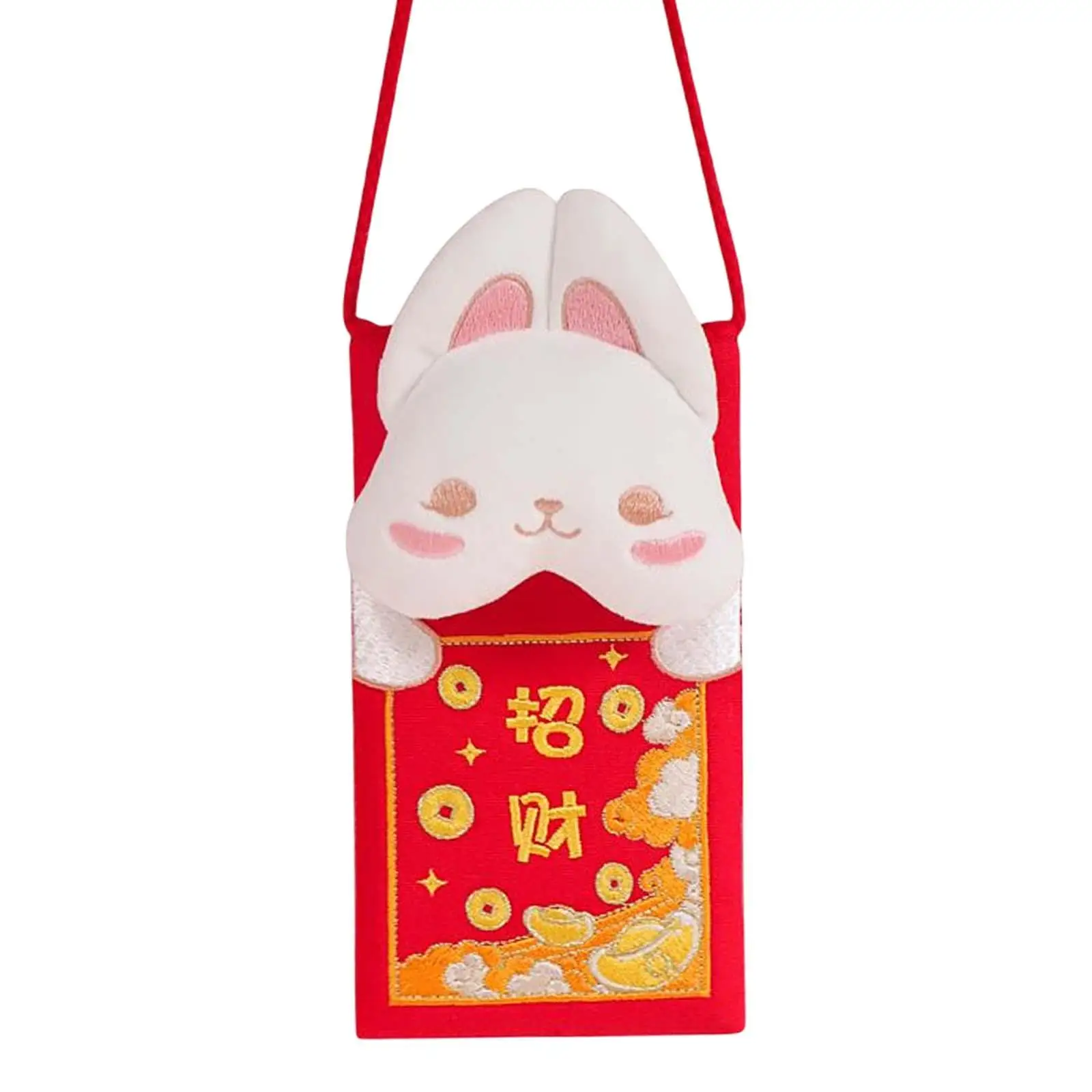 Chinese New Year Red Envelope Shoulder Bag Rabbit Purse Hong Bao Bunny Red Pocket for Party Wedding Birthday Decor
Chinese New Year Red Envelope Shoulder Bag Rabbit Purse Hong Bao Bunny Red Pocket for Party Wedding Birthday Decor
