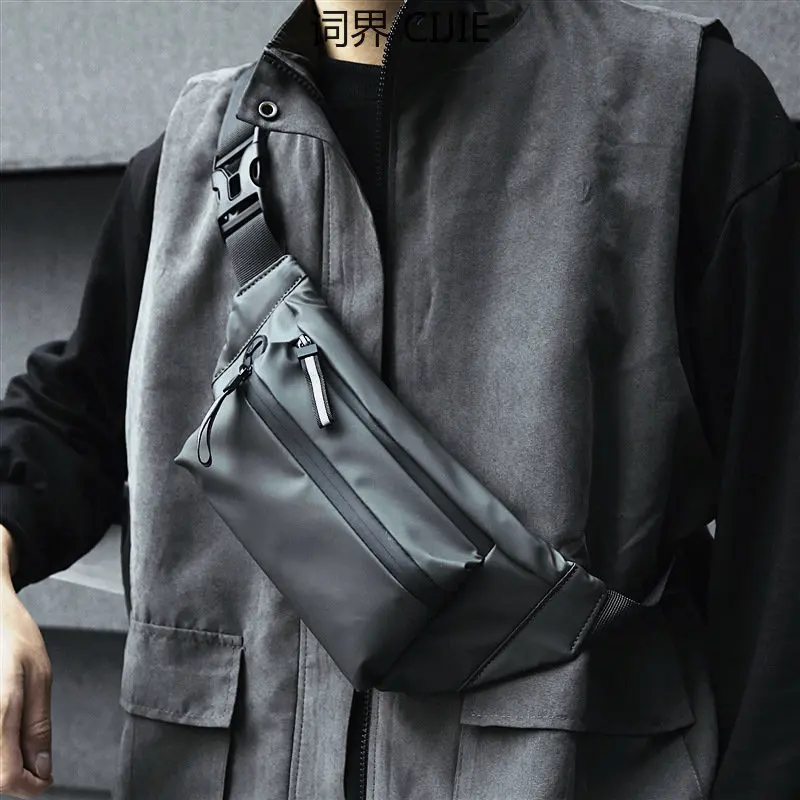 CIJIE Fashion Waist Bag Men's Chest Bag One Shoulder Diagonal Waterproof Small Backpack Casual
CIJIE Fashion Waist Bag Men's Chest Bag One Shoulder Diagonal Waterproof Small Backpack Casual