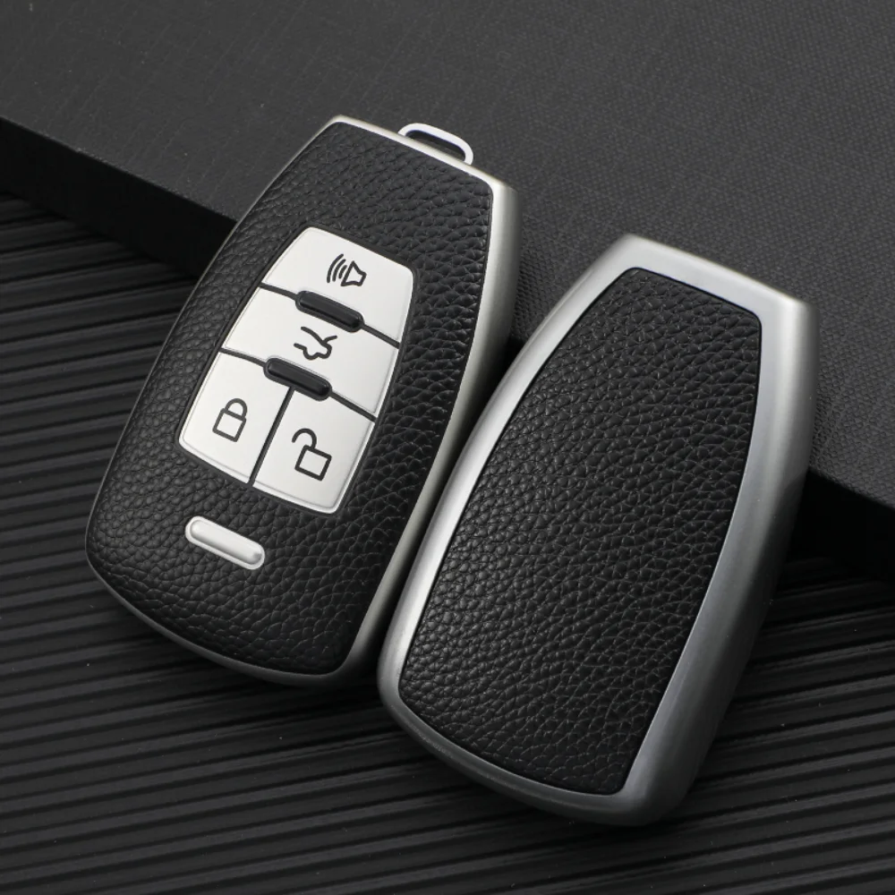 Leather TPU Car Remote Key Fob Cover Case Holder Protector for Baic BJ40 PLUS EX5 EU5 EC5 BJ80 D50 DJ80 Keychain Accessories
Leather TPU Car Remote Key Fob Cover Case Holder Protector for Baic BJ40 PLUS EX5 EU5 EC5 BJ80 D50 DJ80 Keychain Accessories