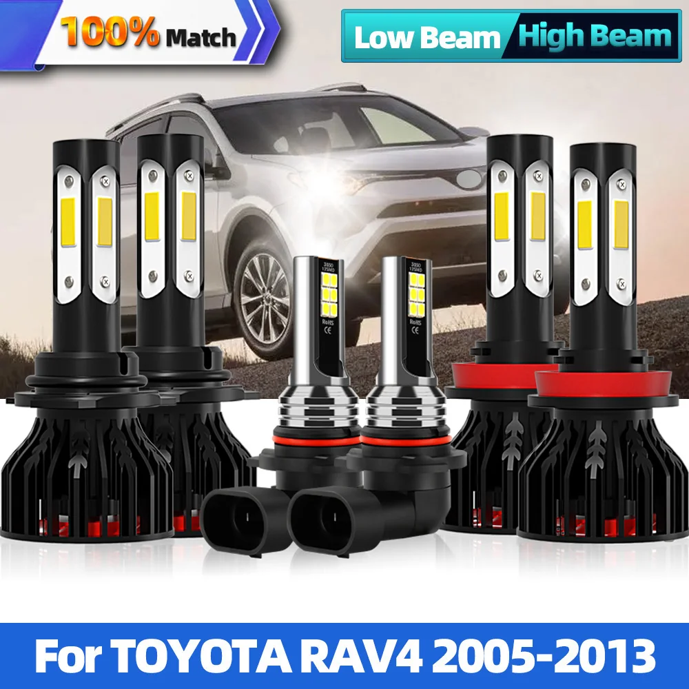Car Headlight Bulb LED 40000LM 9005 H11 12V CSP Chip Car Lamp Auto Fog Light For Toyota RAV4 2005-2008 2009 2010 2011 2012 2013
Car Headlight Bulb LED 40000LM 9005 H11 12V CSP Chip Car Lamp Auto Fog Light For Toyota RAV4 2005-2008 2009 2010 2011 2012 2013