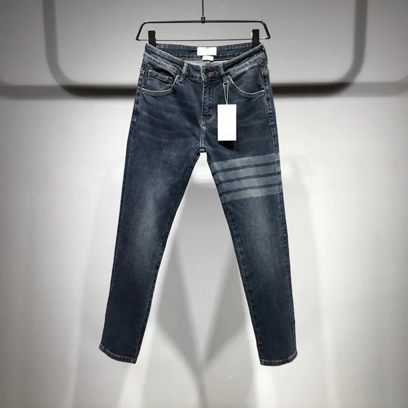 2022 Fashion TB THOM Brand Men Jeans Business Casual Slim Fit Denim Trousers Spring Autumn Striped Pencil Pants Male
2022 Fashion TB THOM Brand Men Jeans Business Casual Slim Fit Denim Trousers Spring Autumn Striped Pencil Pants Male