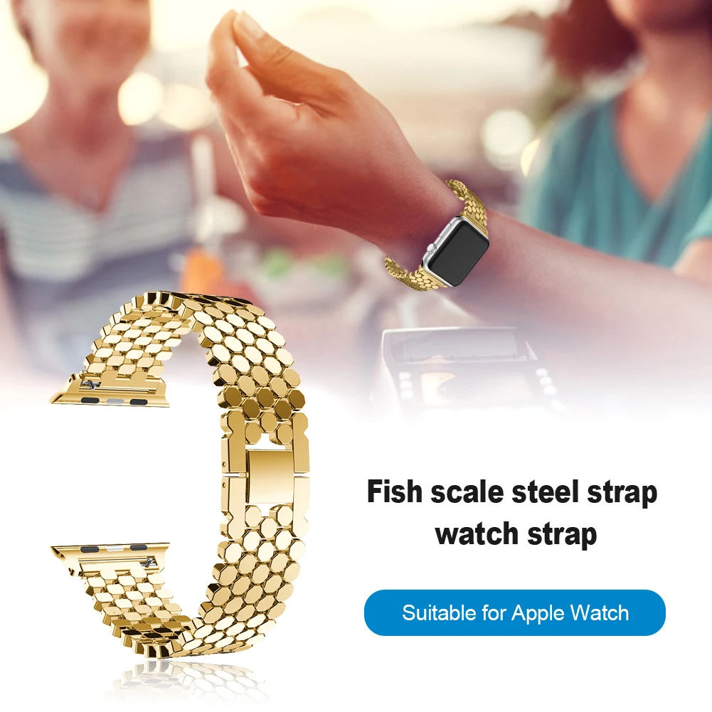Smartwatch Fish Scale Band for Apple Watch 1 2 3 4 5 6 SE 7 38/40/41mm Strap Sport Watch Watchband Wristband Belt Replacement
Smartwatch Fish Scale Band for Apple Watch 1 2 3 4 5 6 SE 7 38/40/41mm Strap Sport Watch Watchband Wristband Belt Replacement