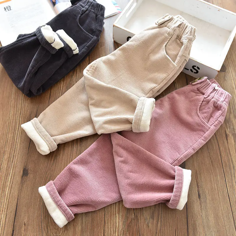 TR Kids Warm Pants Boy Girls Autumn Winter Corduroy Thick Outer Wear Sports Trousers 3-10Y Children Clothes Casual High Waist
TR Kids Warm Pants Boy Girls Autumn Winter Corduroy Thick Outer Wear Sports Trousers 3-10Y Children Clothes Casual High Waist