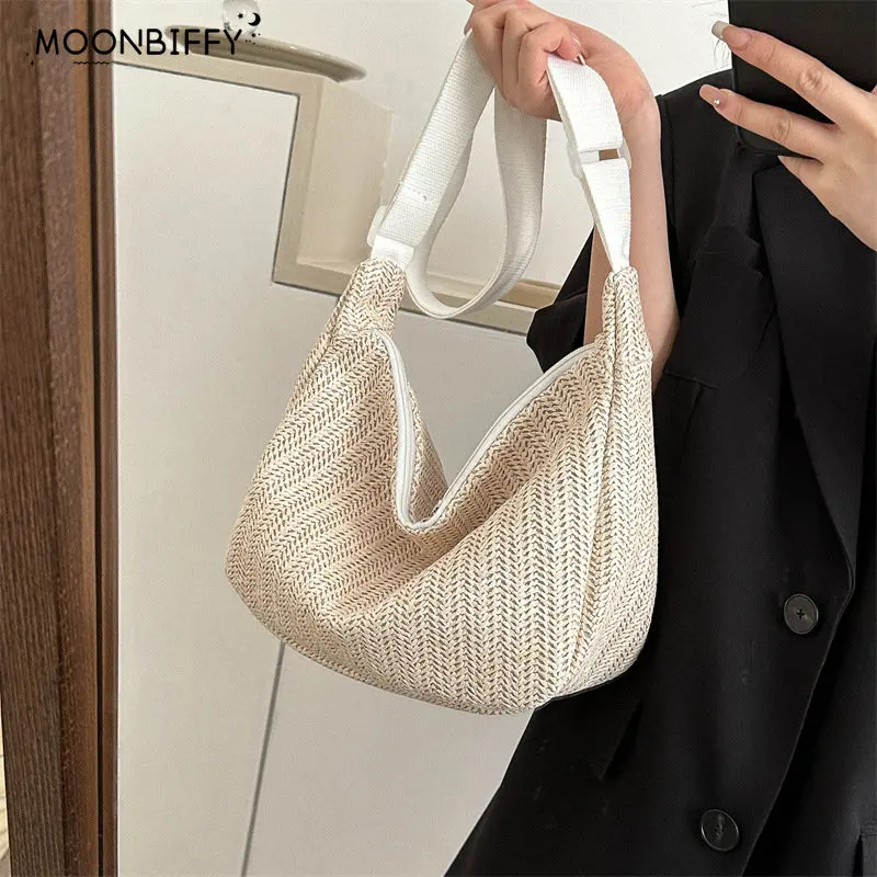 Fashion Shoulder Bag Summer Popular Straw Bags Women New Versatile Casual Nylon Crossbody Bags for Women 2023 Purses and Handbag
Fashion Shoulder Bag Summer Popular Straw Bags Women New Versatile Casual Nylon Crossbody Bags for Women 2023 Purses and Handbag