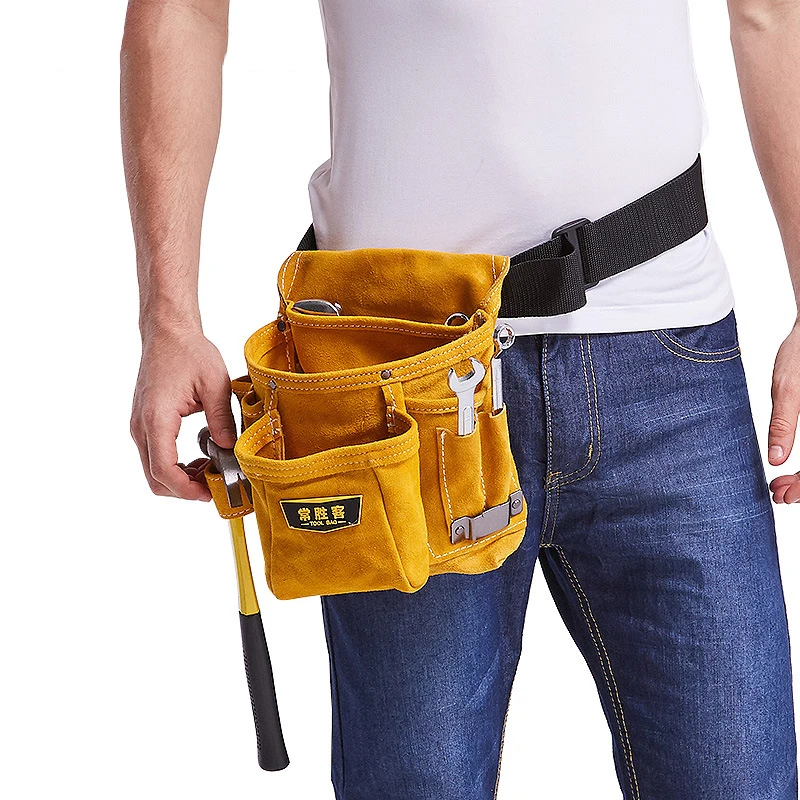 Multi-function Waist Pack Repair Tool Storage Bag Cowhide Hardware Tool Pocket Wrench Pliers Storage Bag
Multi-function Waist Pack Repair Tool Storage Bag Cowhide Hardware Tool Pocket Wrench Pliers Storage Bag
