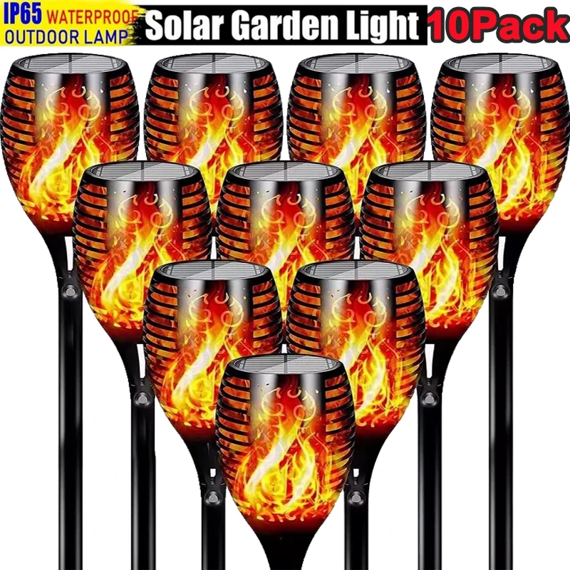 1/2/4/6/8/10Pcs Solar Flame Torch Lights Flickering Light Waterproof Garden Decoration Outdoor Lawn Path Yard Patio Floor Lamps
1/2/4/6/8/10Pcs Solar Flame Torch Lights Flickering Light Waterproof Garden Decoration Outdoor Lawn Path Yard Patio Floor Lamps
