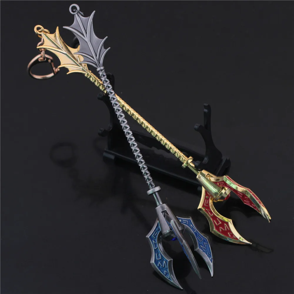 The Tidal Trickster Fizz Model Pendant Keychain for Men Women LOL Gold Color Fork Shaped Metal Key Ring Fans Collectible Jewelry
The Tidal Trickster Fizz Model Pendant Keychain for Men Women LOL Gold Color Fork Shaped Metal Key Ring Fans Collectible Jewelry