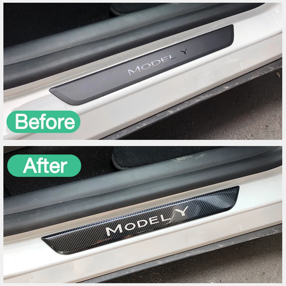 Door Sill Decoration Wrap Cover For Tesla ModelY 2022 Accessories Pedal Protection Strip Carbon Pattern Car Accessories
Door Sill Decoration Wrap Cover For Tesla ModelY 2022 Accessories Pedal Protection Strip Carbon Pattern Car Accessories