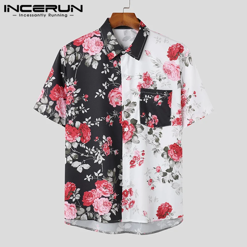 2023 Men Shirt Printed Patchwork Lapel Short Sleeve Vacation Hawaiian Shirts Streetwear Summer Casual Men Clothing S-5XL INCERUN
2023 Men Shirt Printed Patchwork Lapel Short Sleeve Vacation Hawaiian Shirts Streetwear Summer Casual Men Clothing S-5XL INCERUN