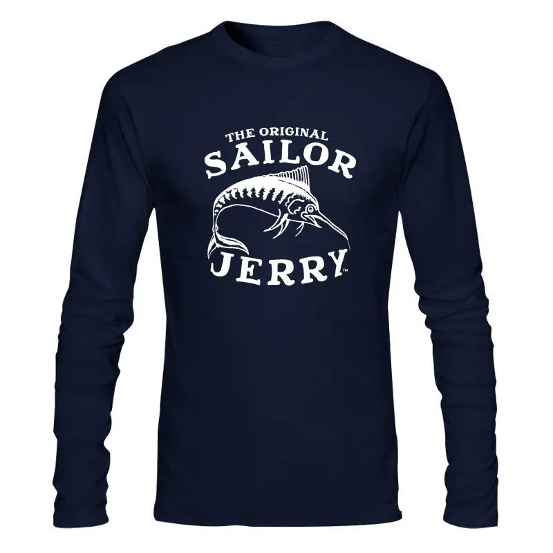 Man Clothing New SAILOR JERRY Tattoo SJ Marlin Fish Slim Fit Navy T-Shirt S-3XL T Shirts Casual Brand Clothing Cotton Trend
Man Clothing New SAILOR JERRY Tattoo SJ Marlin Fish Slim Fit Navy T-Shirt S-3XL T Shirts Casual Brand Clothing Cotton Trend
