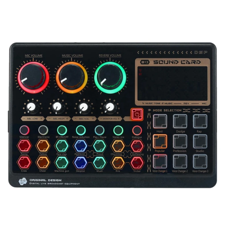X6 Mini External Live Sound Card Mini Sound Mixer Board For Live Streaming Music Recording Karaoke Singing
X6 Mini External Live Sound Card Mini Sound Mixer Board For Live Streaming Music Recording Karaoke Singing