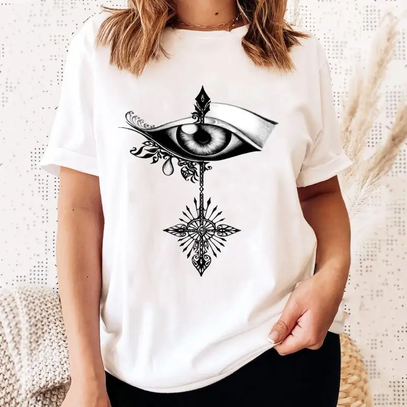 Tee Shirt Lady Clothes T Women Short Sleeve Casual Fashion Eye Vintage New Cute Style Tshirt Top Female Graphic T-shirts
Tee Shirt Lady Clothes T Women Short Sleeve Casual Fashion Eye Vintage New Cute Style Tshirt Top Female Graphic T-shirts